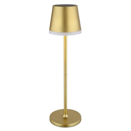 Globo - Світлодіодний світильник на сонячній батареї LED/0,6W/3V 3000K IP44 золотий