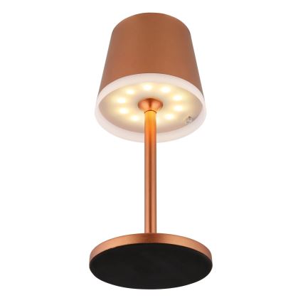 Globo - Світлодіодний світильник на сонячній батареї LED/0,6W/3V 3000K IP44 1200 mAh мідний