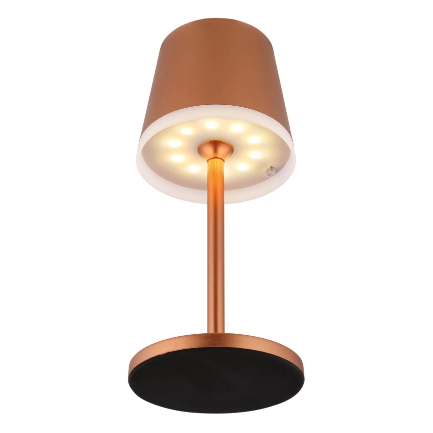 Globo - Світлодіодний світильник на сонячній батареї LED/0,6W/3V 3000K IP44 1200 mAh мідний