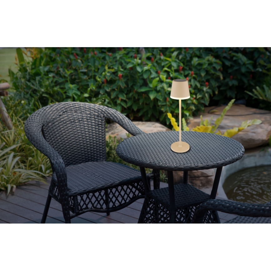 Globo - Світлодіодний світильник на сонячній батареї LED/0,6W/3V 3000K IP44 1200 mAh бежевий