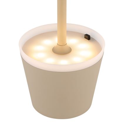 Globo - Світлодіодний світильник на сонячній батареї LED/0,6W/3V 3000K IP44 1200 mAh бежевий