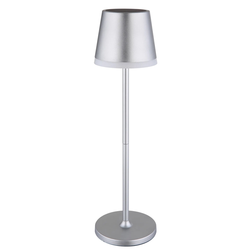 Globo - Светодиодный светильник на солнечной батарее LED/0,6W/3V 3000K IP44 матовый хром