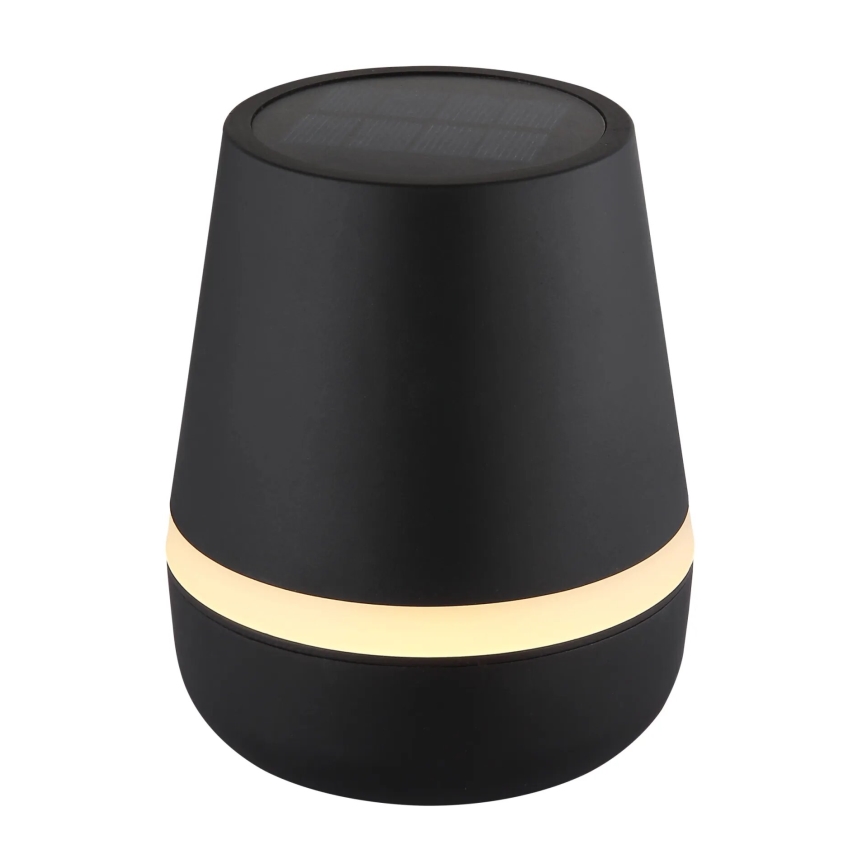 Globo - Світлодіодна сонячна лампа 10xLED/0,06W/3V IP44 800 mAh чорна