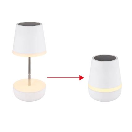 Globo - Світлодіодна сонячна лампа 10xLED/0,06W/3V IP44 800 mAh біла