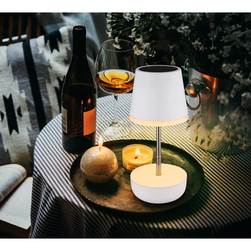 Globo - Светодиодный светильник на солнечной батарее 10xLED/0,06W/3V IP44 800 mAh белый