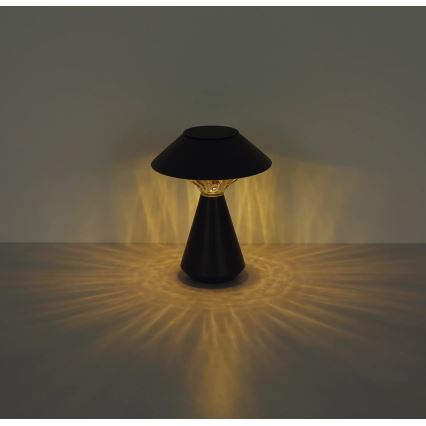 Globo - Світлодіодна сонячна лампа 10xLED/0,06W/1,2V IP44 600 мАг чорна