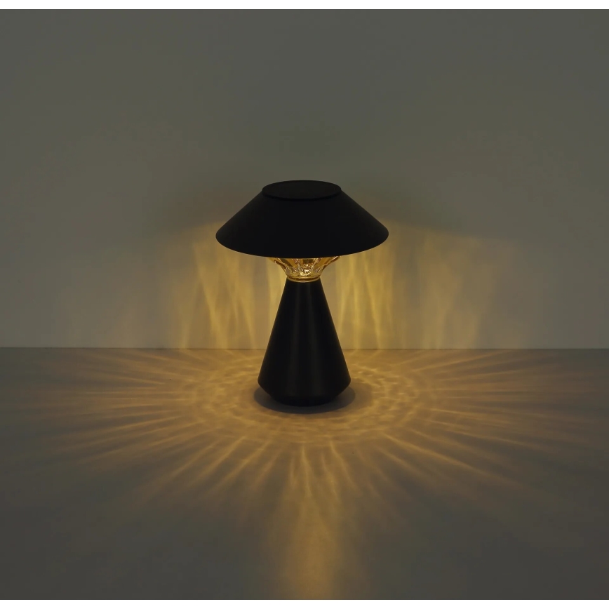 Globo - Світлодіодна сонячна лампа 10xLED/0,06W/1,2V IP44 600 мАг чорна