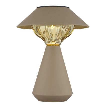 Globo - Світлодіодна сонячна лампа 10xLED/0,06W/1,2V IP44 600 mAh коричнева