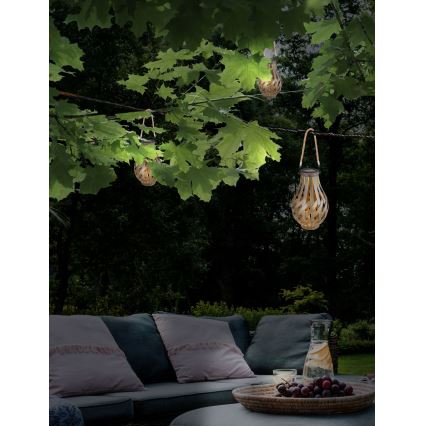 Globo - Светодиодный светильник на солнечной батарее LED/0,06W/3V IP44 бамбук