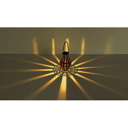 Globo - Светодиодный светильник на солнечной батарее LED/0,06W/3V IP44 бамбук
