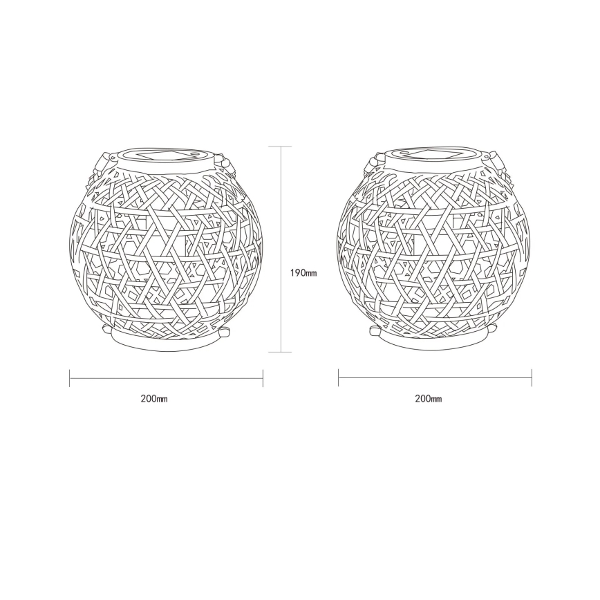 Globo - Світлодіодний світильник на сонячній батареї LED/0,02W/3V IP44