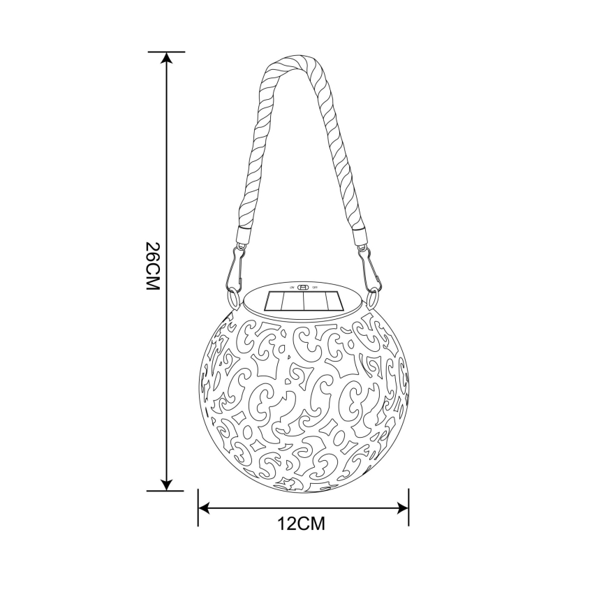 Globo - Світильник на сонячній батареї LED/0,06W/3,2V IP44 200 mAh
