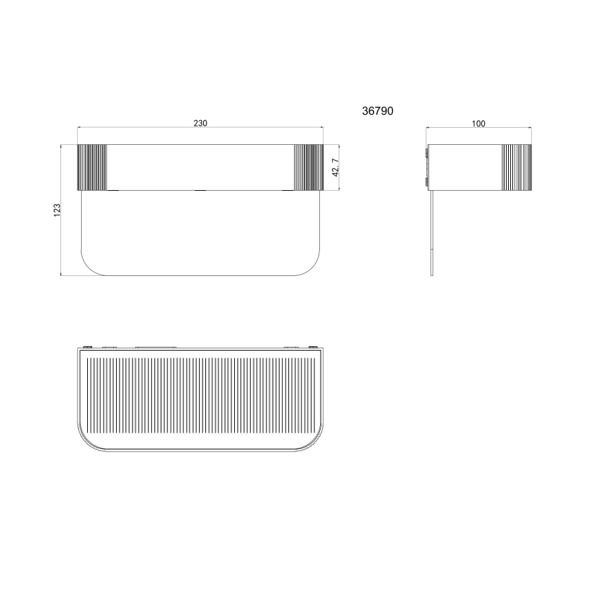 Globo - LED Сонячна табличка з підсвіченим номером будинку LED/6W/3,7V IP54 1800 mAh