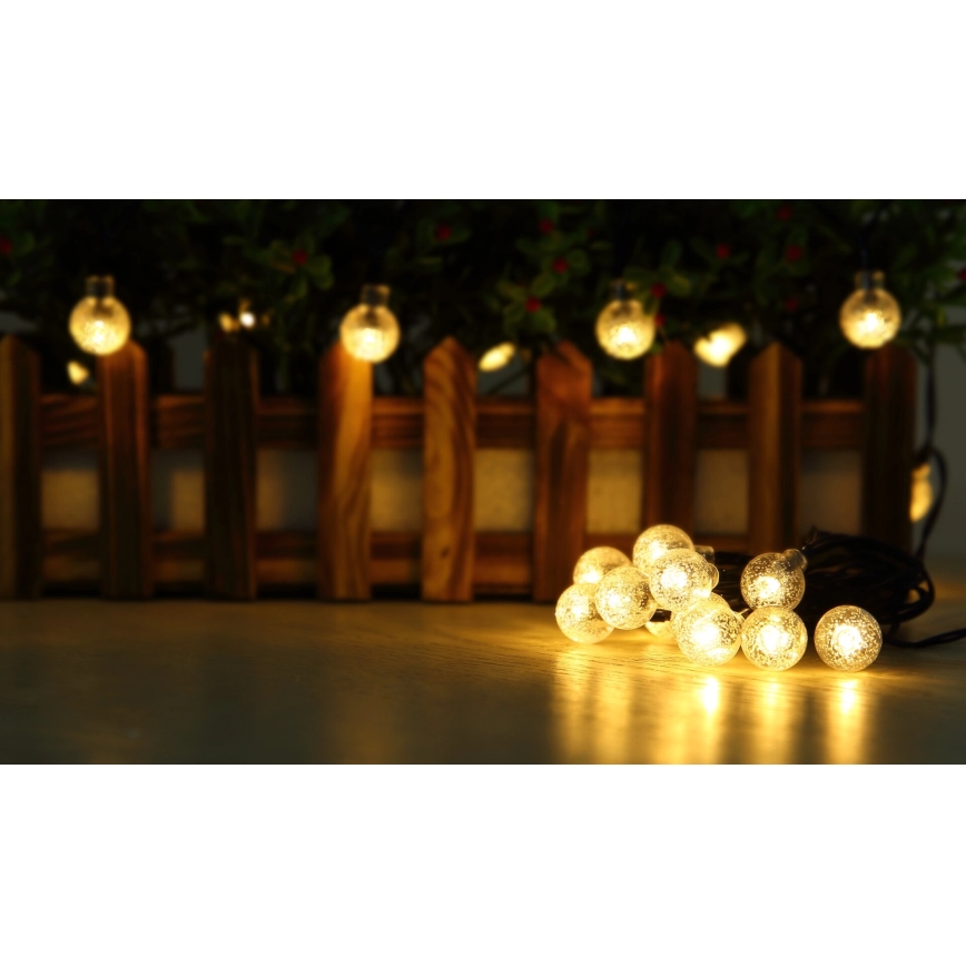 Globo - LED Гірлянда на сонячній батареї 20xLED/0,06W/3,2V 285 см IP44
