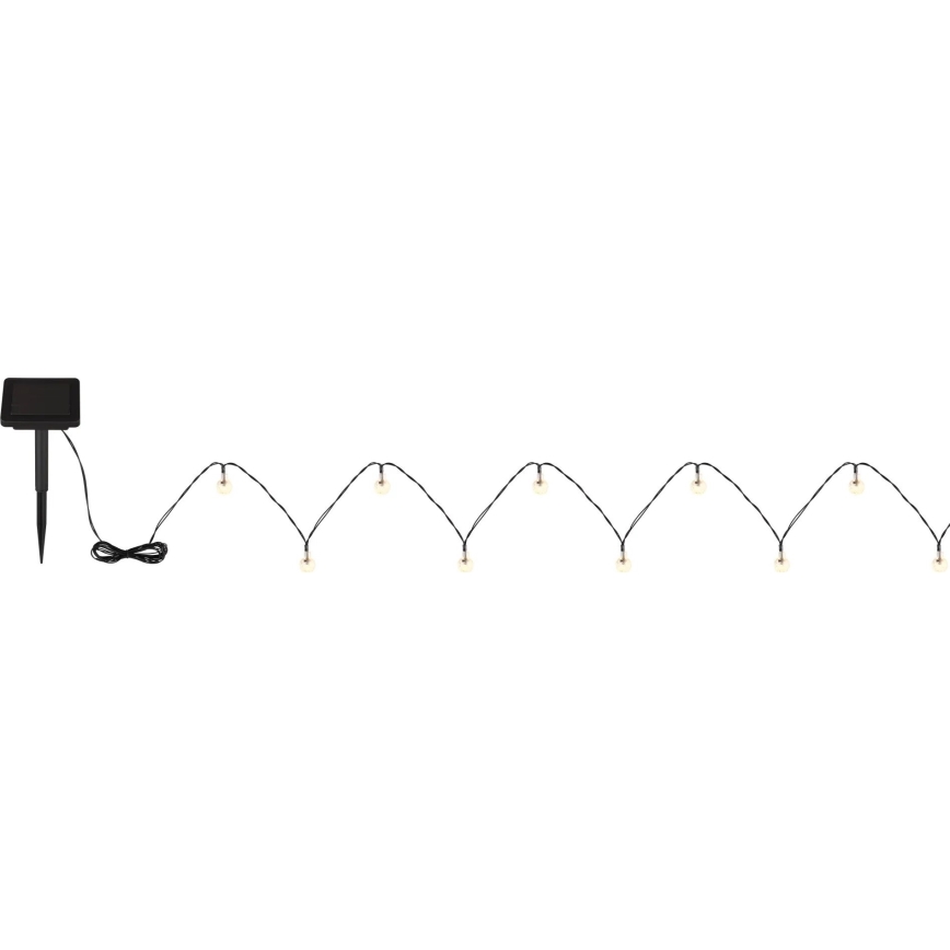 Globo - Светодиодная гирлянда на солнечной батарее 20xLED/0,06W/3,2V 285 см IP44 600 mAh
