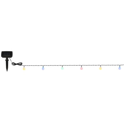 Globo - сонячна світлодіодна гірлянда 20xLED/1,2V IP44 300 mAh 5,8 m