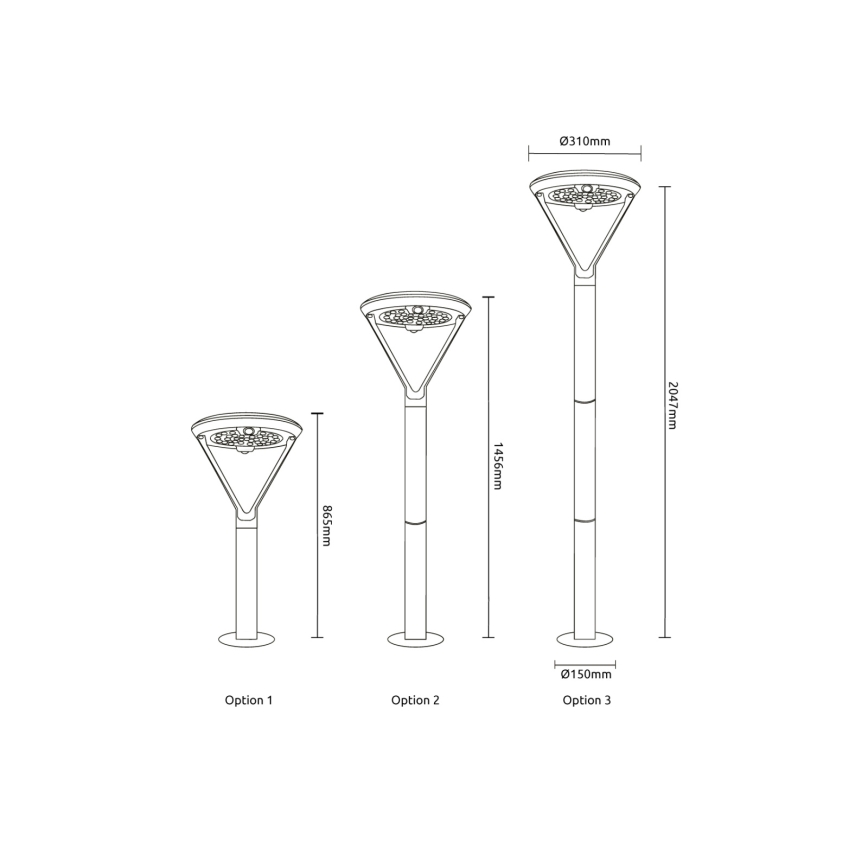 Globo - Солнечная LED лампа LED/18W/3,7V 8000 mAh IP54