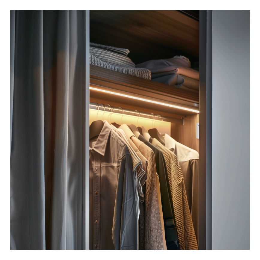 Globo - светодиодная лента с датчиком, 1,5 Вт/6 В, 4xAAA, 3000 К, 1,5 м