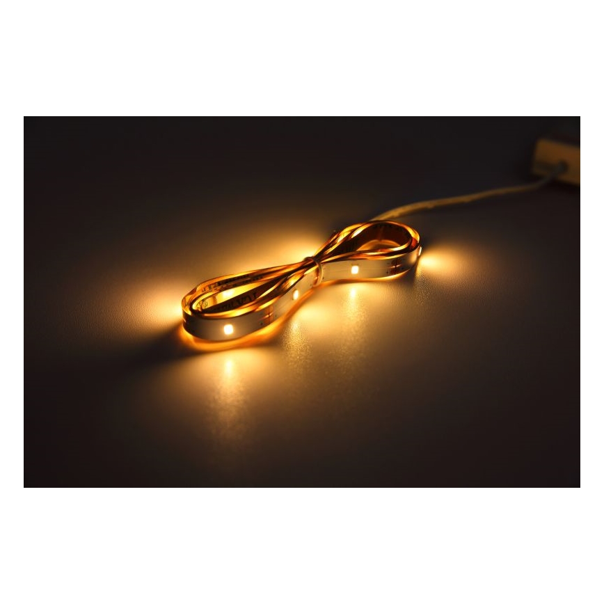 Globo - светодиодная лента с датчиком, 1,5 Вт/6 В, 4xAAA, 3000 К, 1,5 м