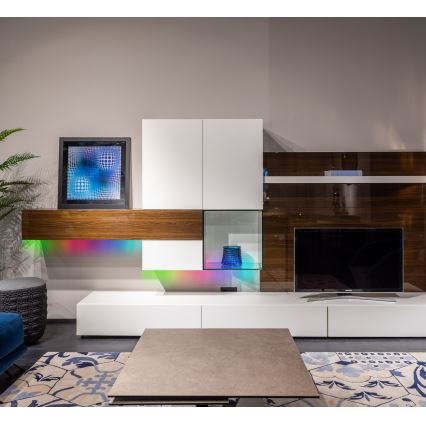 Globo - LED RGB Стрічка з регулюванням яскравості LED/6W/230V 1м + дистанційне керування