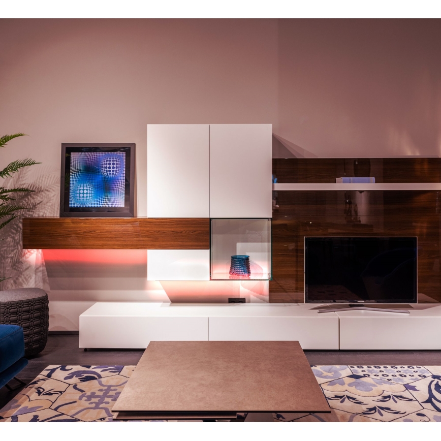 Globo - LED RGB Стрічка з регулюванням яскравості LED/6W/230V 1м + дистанційне керування