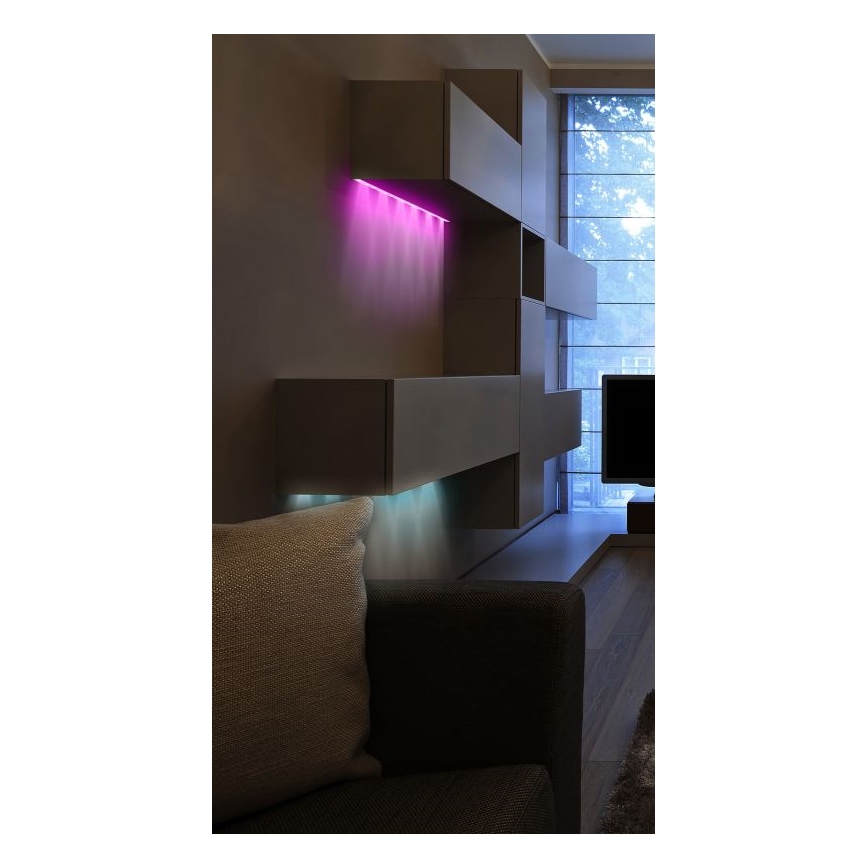 Globo - LED RGB Стрічка з регулюванням яскравості LED/6W/230V 1м + дистанційне керування