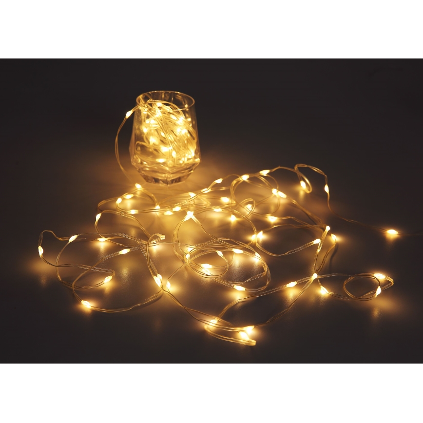 Globo - Світлодіодна стрічка 50xLED/0,06W/5V 5 м 8 функцій