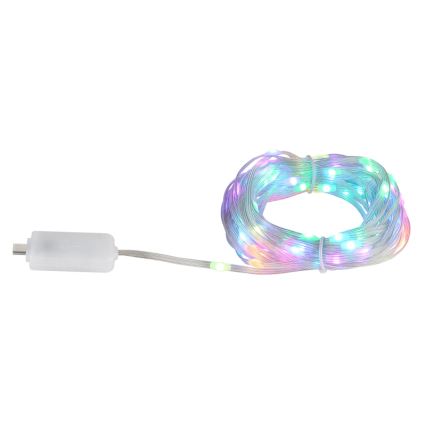 Globo - Светодиодная RGB лента 50xLED/0,06W/5V 5 м 27 функций