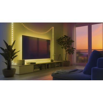 Globo - Світлодіодна стрічка 100xLED/0,06W/5V 10 м 8 функцій
