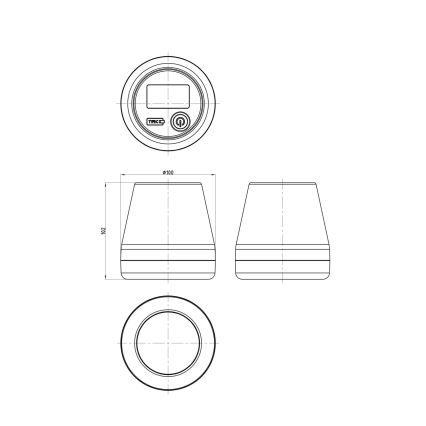 Globo - Светодиодный RGB-светильник на солнечной батарее LED/0,2W/3,7V IP44