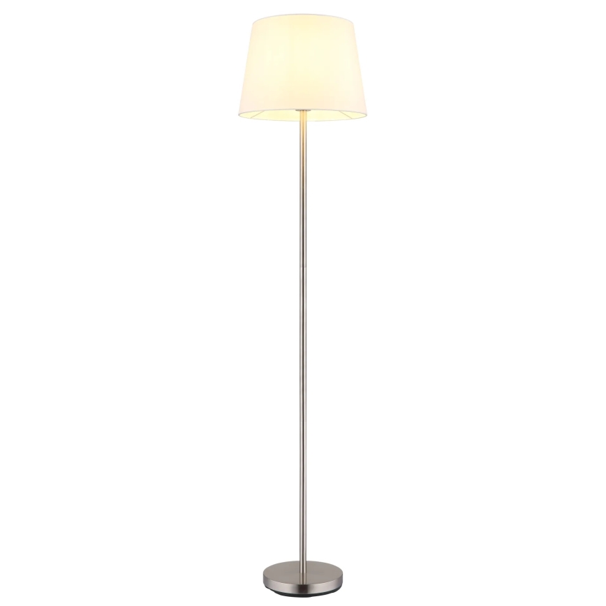 Globo - напольная лампа 1xE27/40W/230V белый/матовый хром