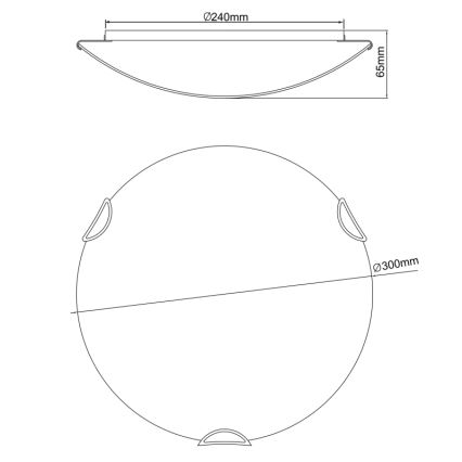 Globo - Дитячий стельовий світильник 2xE27/60W/230V