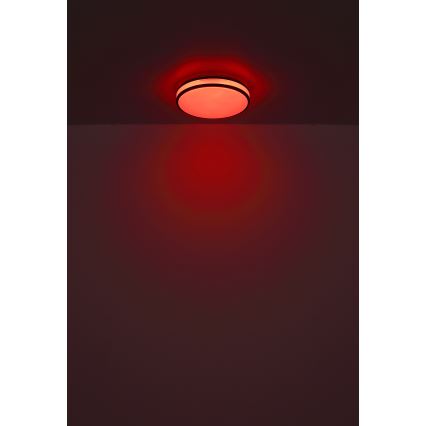 Globo - Светодиодный потолочный RGBW-светильник с регулированием яркости LED/18W/230V 2700-6000K + дистанционное управление