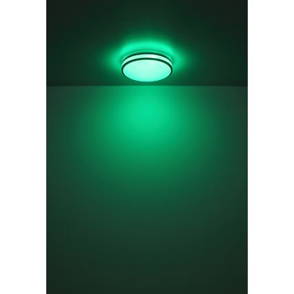 Globo - Светодиодный потолочный RGBW-светильник с регулированием яркости LED/18W/230V 2700-6000K + дистанционное управление