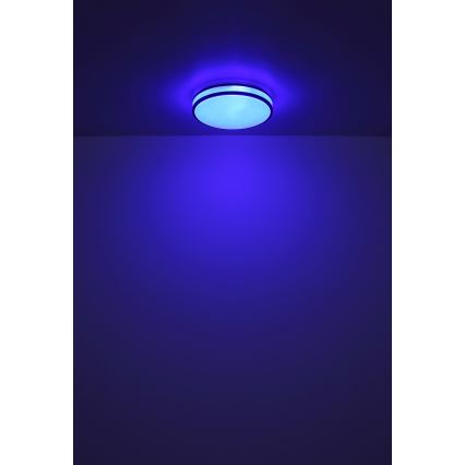 Globo - Светодиодный потолочный RGBW-светильник с регулированием яркости LED/18W/230V 2700-6000K + дистанционное управление