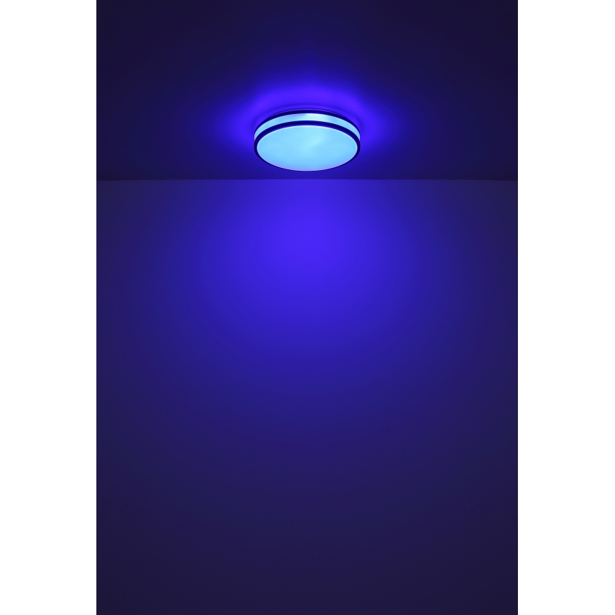 Globo - Светодиодный потолочный RGBW-светильник с регулированием яркости LED/18W/230V 2700-6000K + дистанционное управление