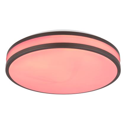 Globo - Светодиодный потолочный RGBW-светильник с регулированием яркости LED/18W/230V 2700-6000K + дистанционное управление