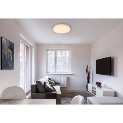 Globo - Светодиодный потолочный светильник с регулированием яркости LED/30W/230V 3000-6500K + дистанционное управление