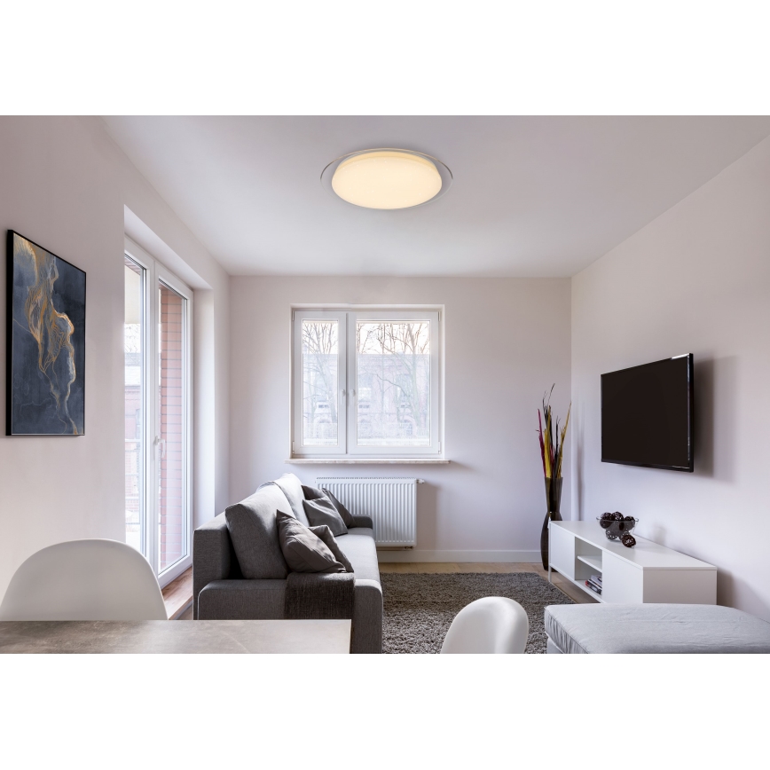Globo - Светодиодный потолочный светильник с регулированием яркости LED/30W/230V 3000-6500K + дистанционное управление
