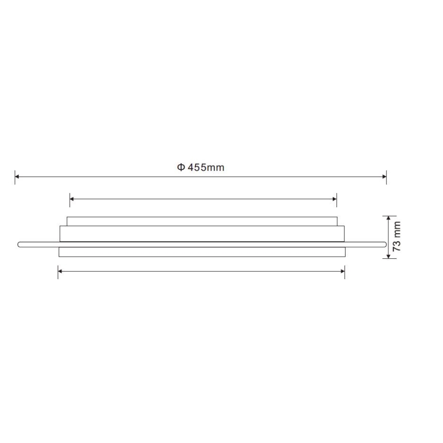 Globo - Светодиодный потолочный светильник с регулированием яркости LED/30W/230V 3000-6500K + дистанционное управление