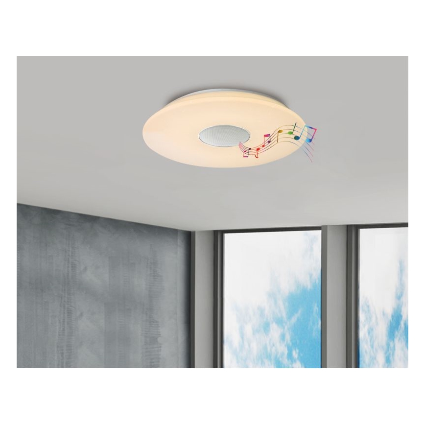 Globo - Потолочный RGBW-светильник с регулированием яркости LED/50W/230V + дистанционное управление