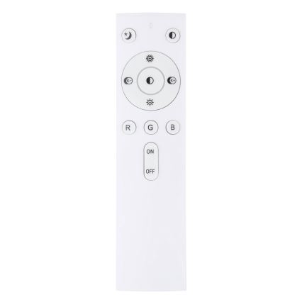 Globo - Стельовий RGBW-світильник з регулюванням яскравості LED/40W/230V 3000-6500K + пульт дистанційного керування