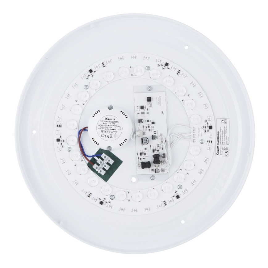 Globo - Стельовий RGBW-світильник з регулюванням яскравості LED/40W/230V 3000-6500K + пульт дистанційного керування