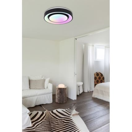 Globo - Стельовий RGBW-світильник з регулюванням яскравості LED/24W/230V 3000-6500K+ пульт дистанційного керування