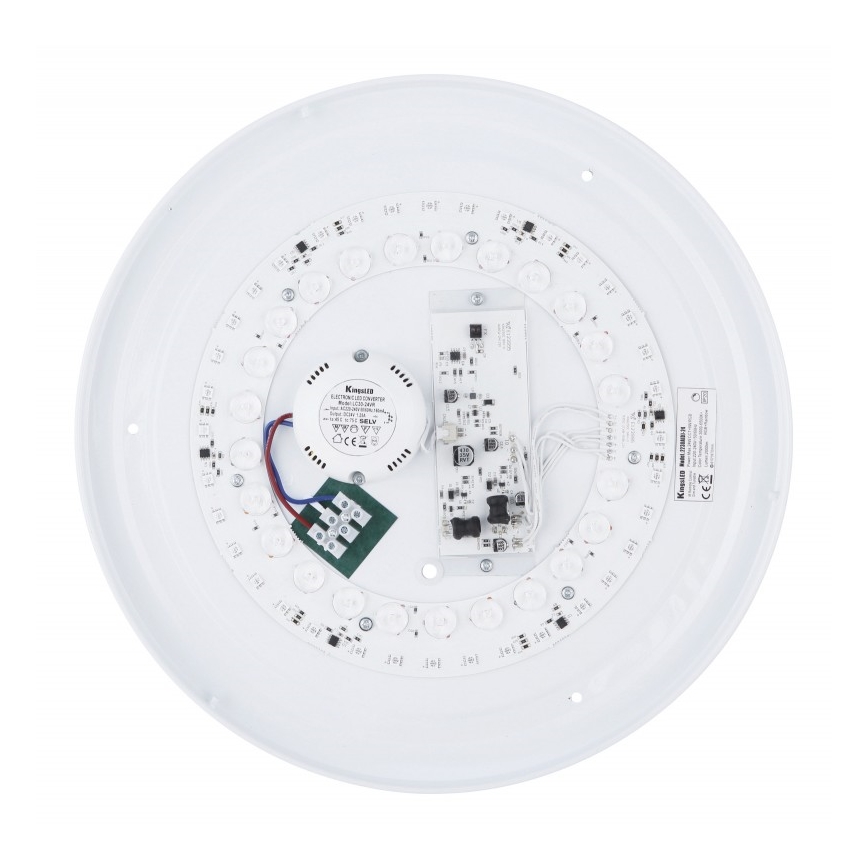 Globo - Стельовий RGBW-світильник з регулюванням яскравості LED/24W/230V 3000-6500K+ пульт дистанційного керування