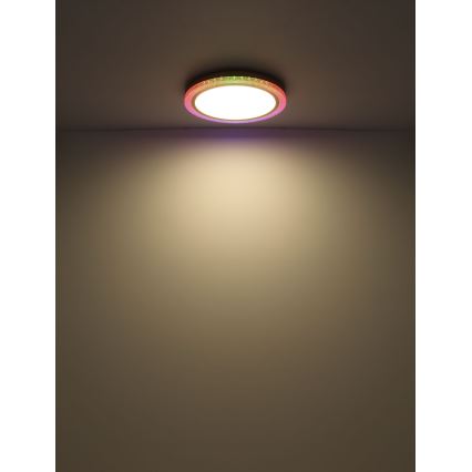 Globo - Потолочный RGBW-светильник с регулированием яркости LED/20W/230V 2700-6500K + дистанционное управление