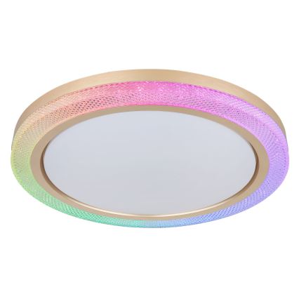 Globo - Стельовий RGBW-світильник з регулюванням яскравості LED/20W/230V 2700-6500K + пульт дистанційного керування