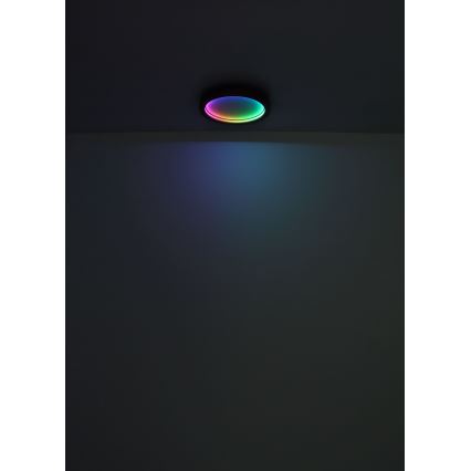 Globo - Стельовий RGBW-світильник з регулюванням яскравості LED/24W/230V 2700-6000K + пульт дистанційного керування