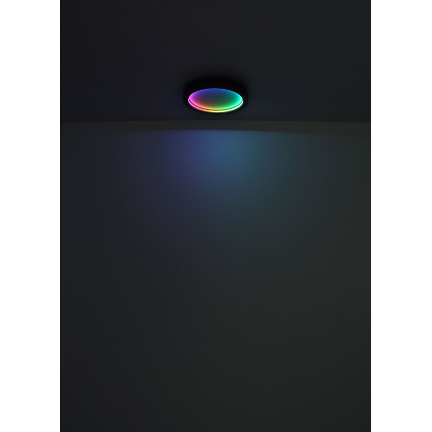 Globo - Светодиодный потолочный RGBW-светильник с регулированием яркости LED/24W/230V 2700-6000K + дистанционное управление