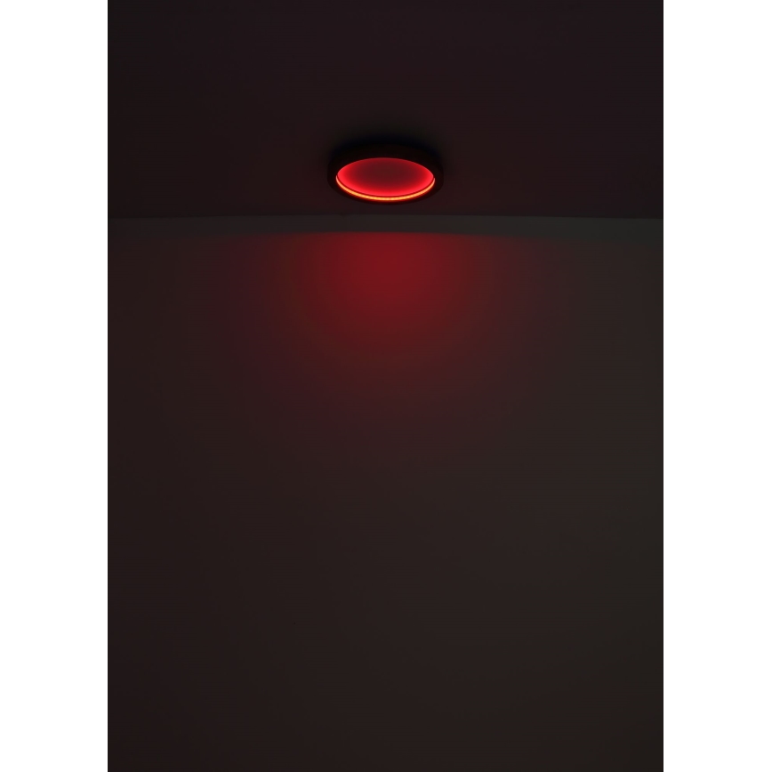 Globo - Светодиодный потолочный RGBW-светильник с регулированием яркости LED/24W/230V 2700-6000K + дистанционное управление